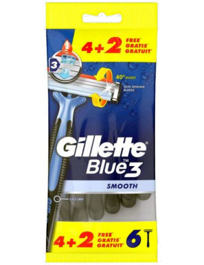 GILLETTE BLUE3 USA&GETTA SMOOTH X4+2