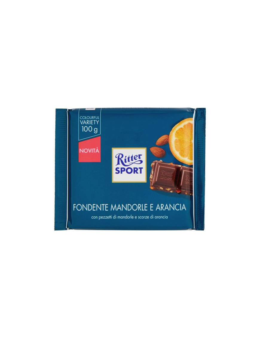 Ritter Fondente Mandorle Arancia gr.100