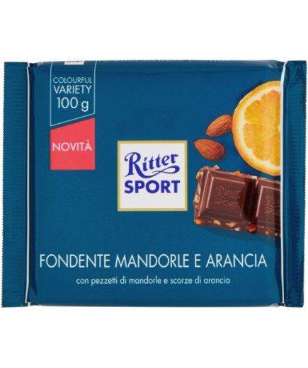 Ritter Fondente Mandorle Arancia gr.100