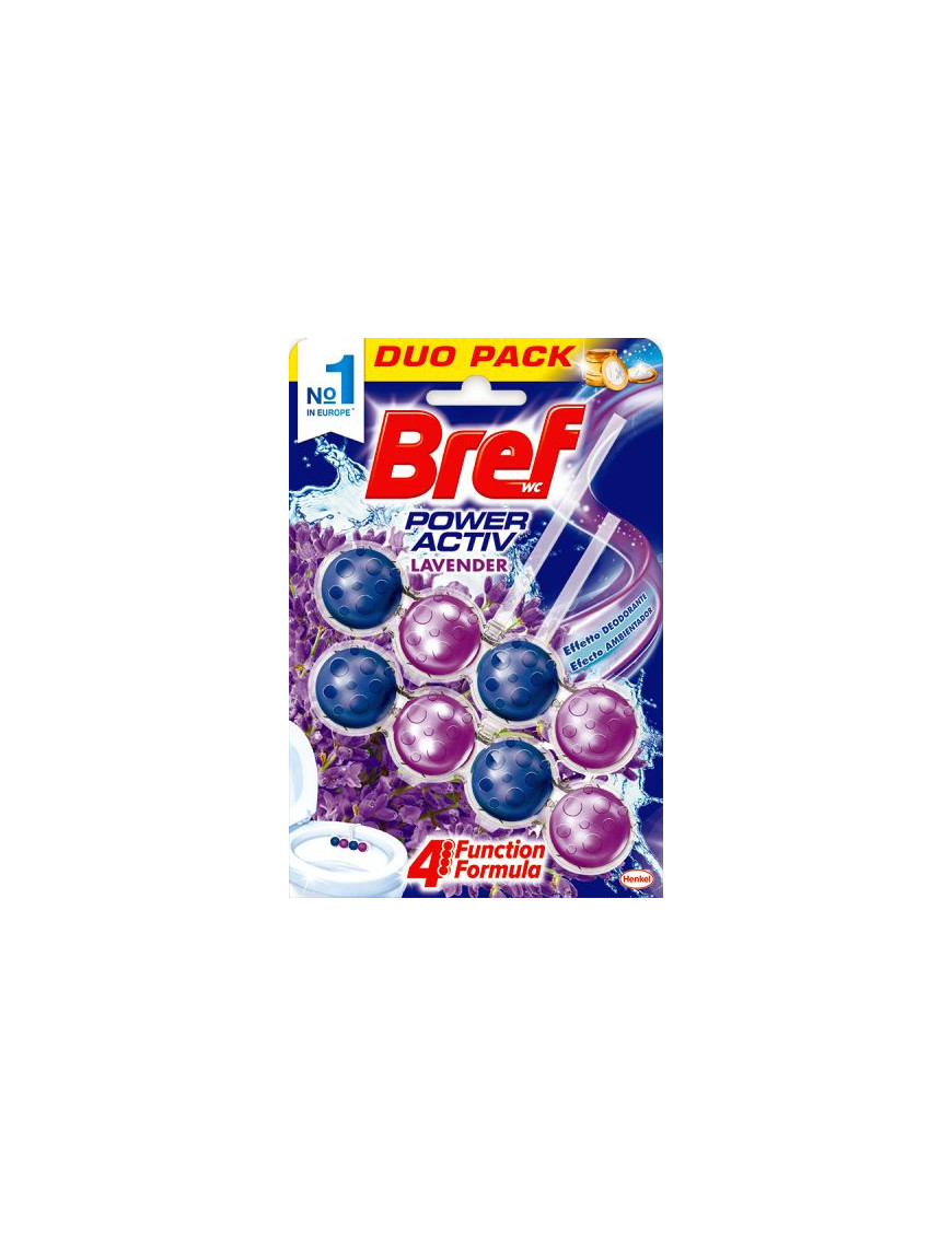 BREF WC POWER ACTIV LAVANDA GR.50X2 DUO PACK