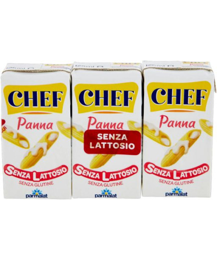 Parmalat Chef Panna Da Cucina Senza Lattosio ml.125X3