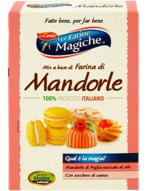 Lo Conte Farina Di Mandorle gr. 250 Senza Glutine -Le Farine Magiche -