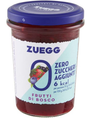 Zuegg Confettura Frutti Di Bosco Zero Zuccheri Aggiunti gr.220