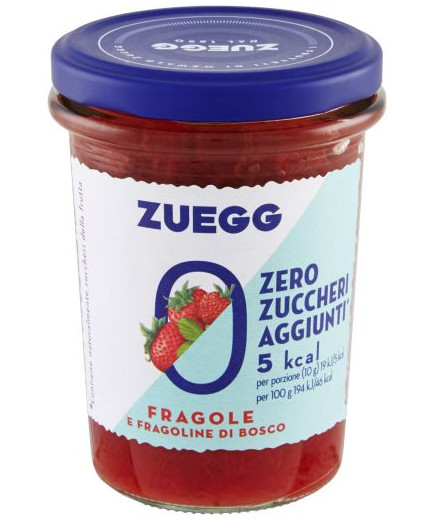 Zuegg Confettura Fragole Zero Zuccheri Aggiunti gr.220