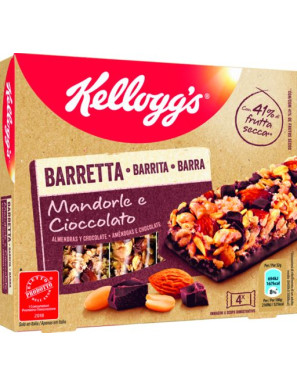 Kellogg's Barretta Mandorla E Cioccolato gr.32X4