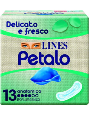 Lines Petalo Blu Anatomico X13 Pezzi