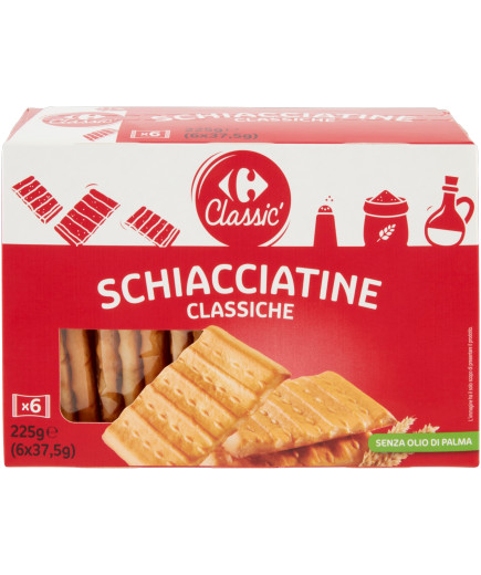 Carrefour Schiacciatine gr.225 Classiche