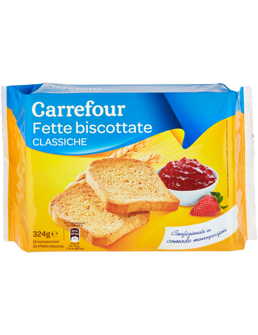 Carrefour Fette Biscottate Classiche x36 gr.324