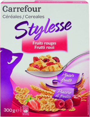 Carrefour Stylesse Cereali Frutti Rossi gr.300