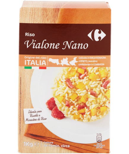 Carrefour Riso Vialone Nano kg.1