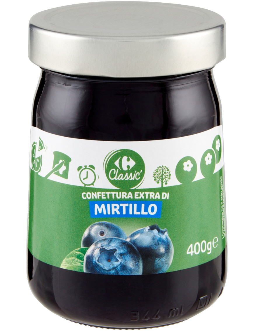 Carrefour Confettura Extra Mirtillo Nero gr.400