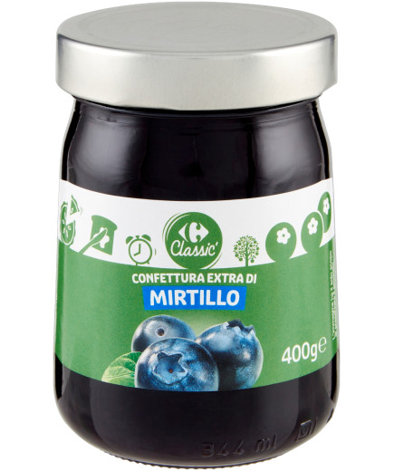 Carrefour Confettura Extra Mirtillo Nero gr.400