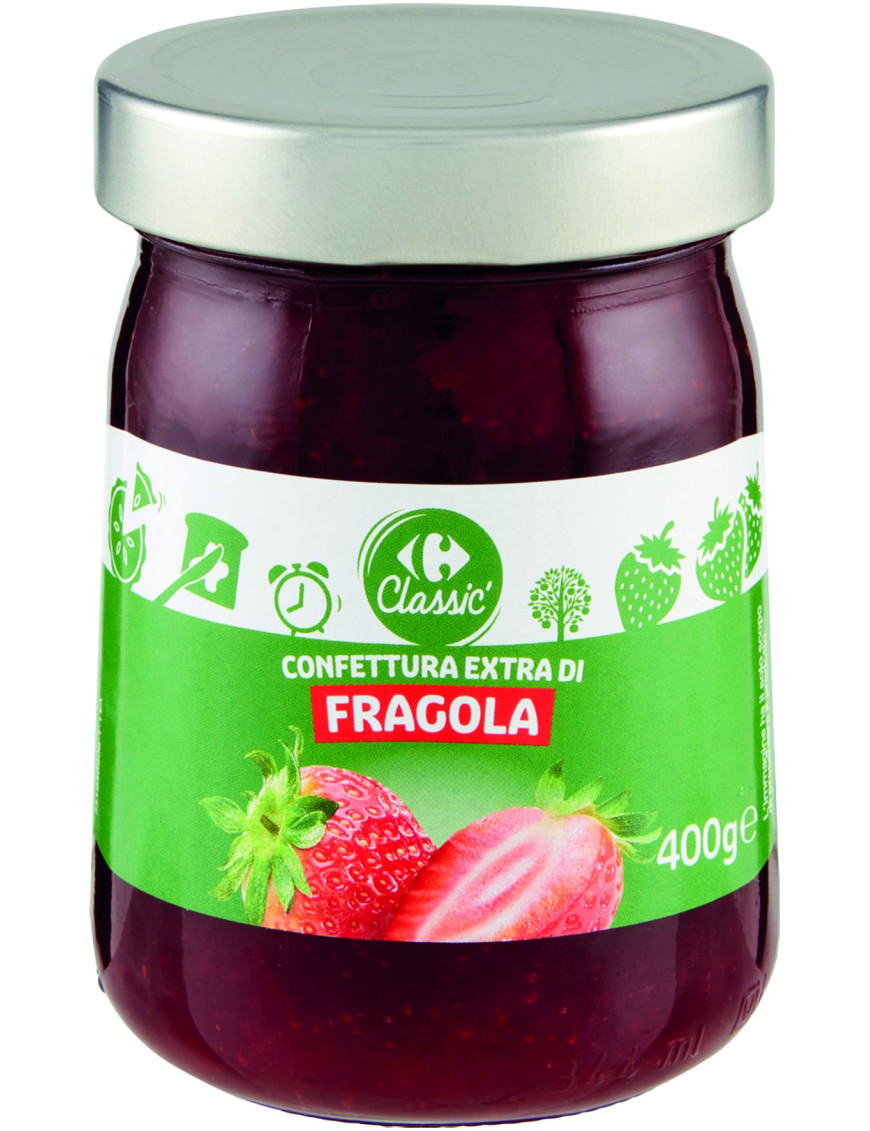 Carrefour Confettura Extra Fragola gr.400