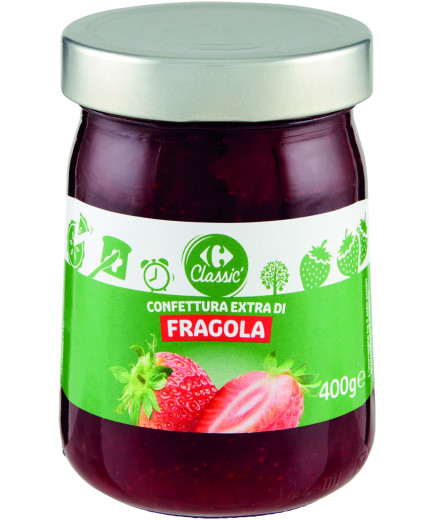 Carrefour Confettura Extra Fragola gr.400