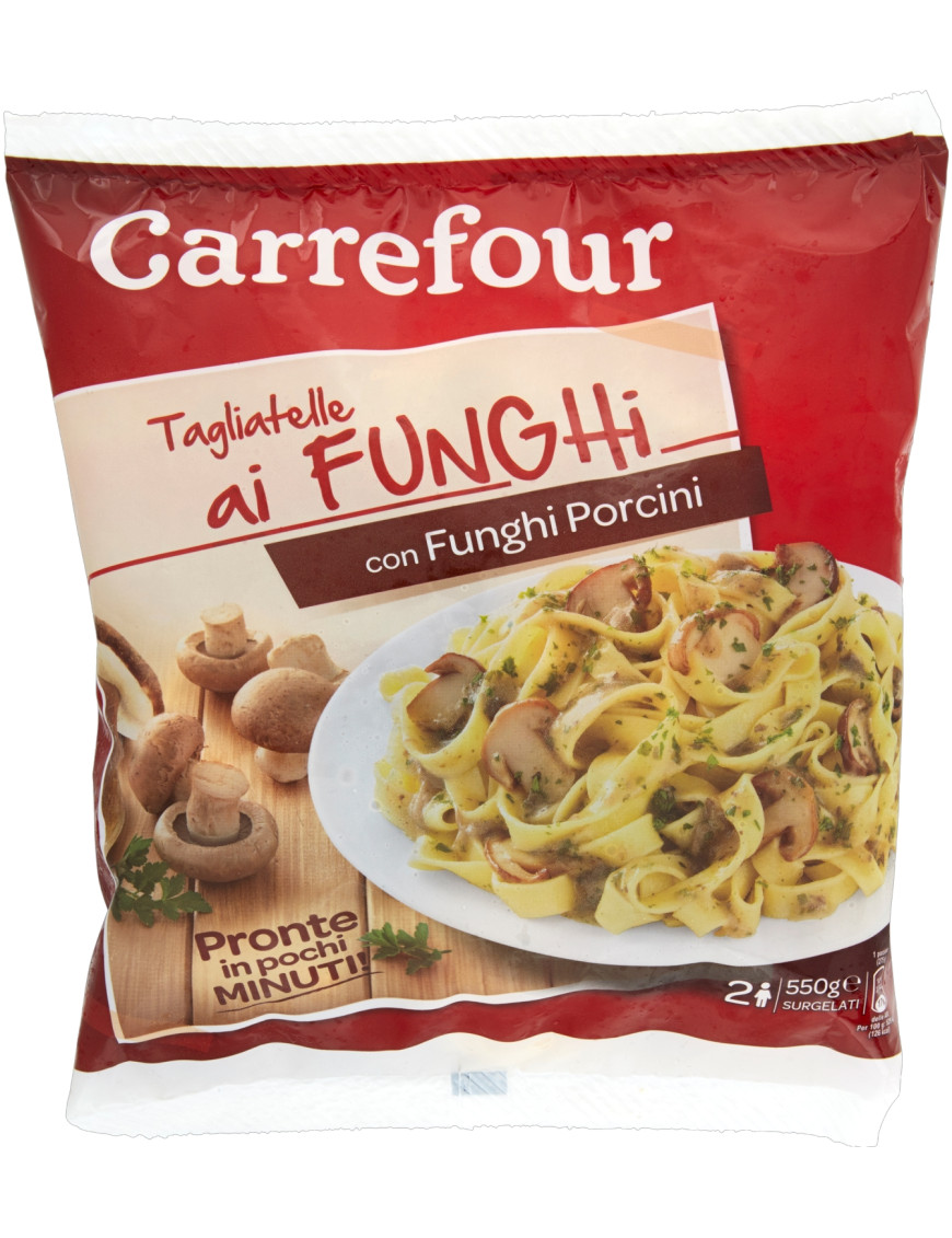 Carrefour Tagliatelle Funghi Porcini Surgelati gr.550