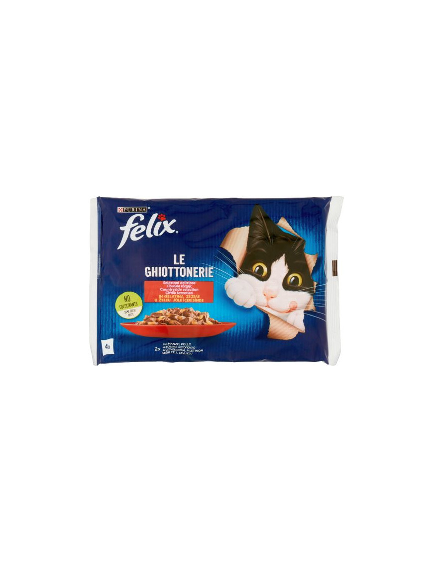 Felix Gatto Le Ghiottonerie Manzo E Pollo gr.85X4