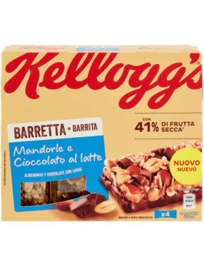 KELLOGG'S BARRETTA CIOCC. LATTE G.32 X4   SNACK