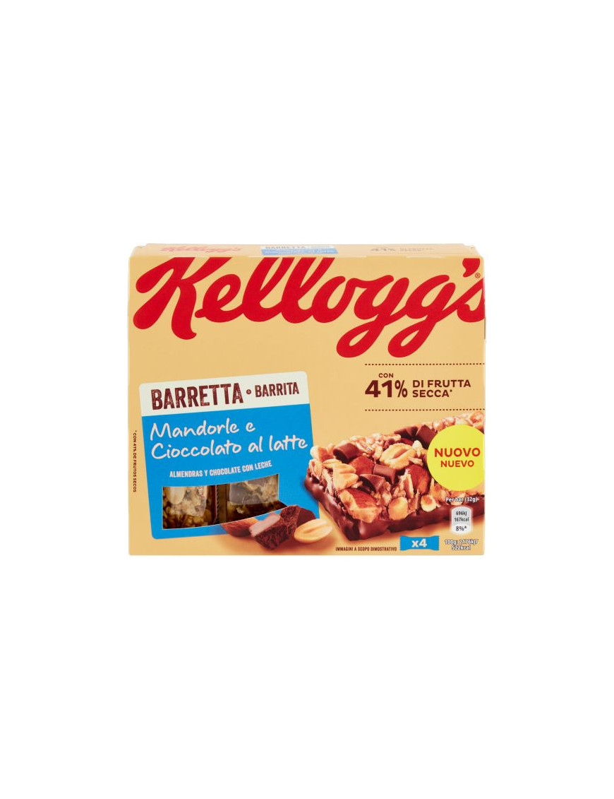 KELLOGG'S BARRETTA CIOCC. LATTE G.32 X4   SNACK