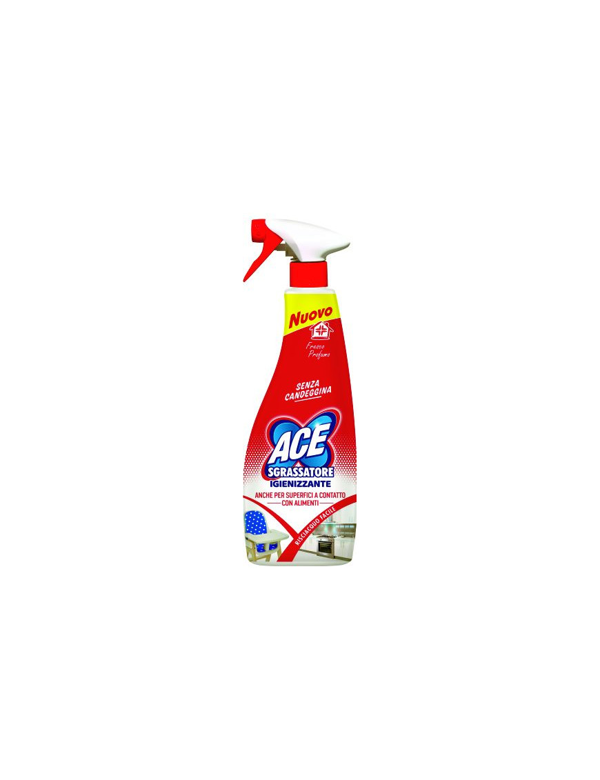Ace Sgrassatore Spray Igienizzante Senza Candeggina ml.500