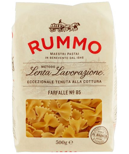 Rummo Farfalle  N°85 Trafilate Al Bronzo gr.500