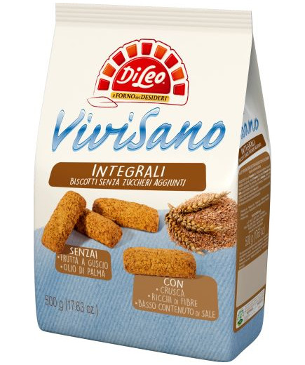 Dileo Biscotti Senza Zucchero Integrale gr.500