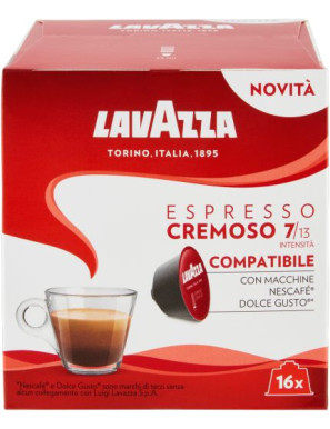 Lavazza Espresso 16 Cps Compatibili Dolcegusto