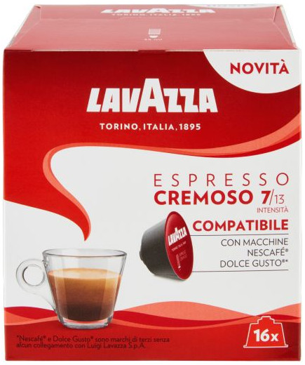 Lavazza Espresso 16 Cps Compatibili Dolcegusto