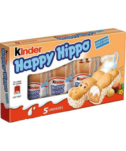 FERRERO KINDER HAPPY HIPPO NOCCIOLA T5 G.104        -EXPO K-