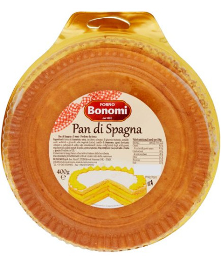 BONOMI FONDO TORTA 3 STRATI G.400 -PAN DI SPAGNA-
