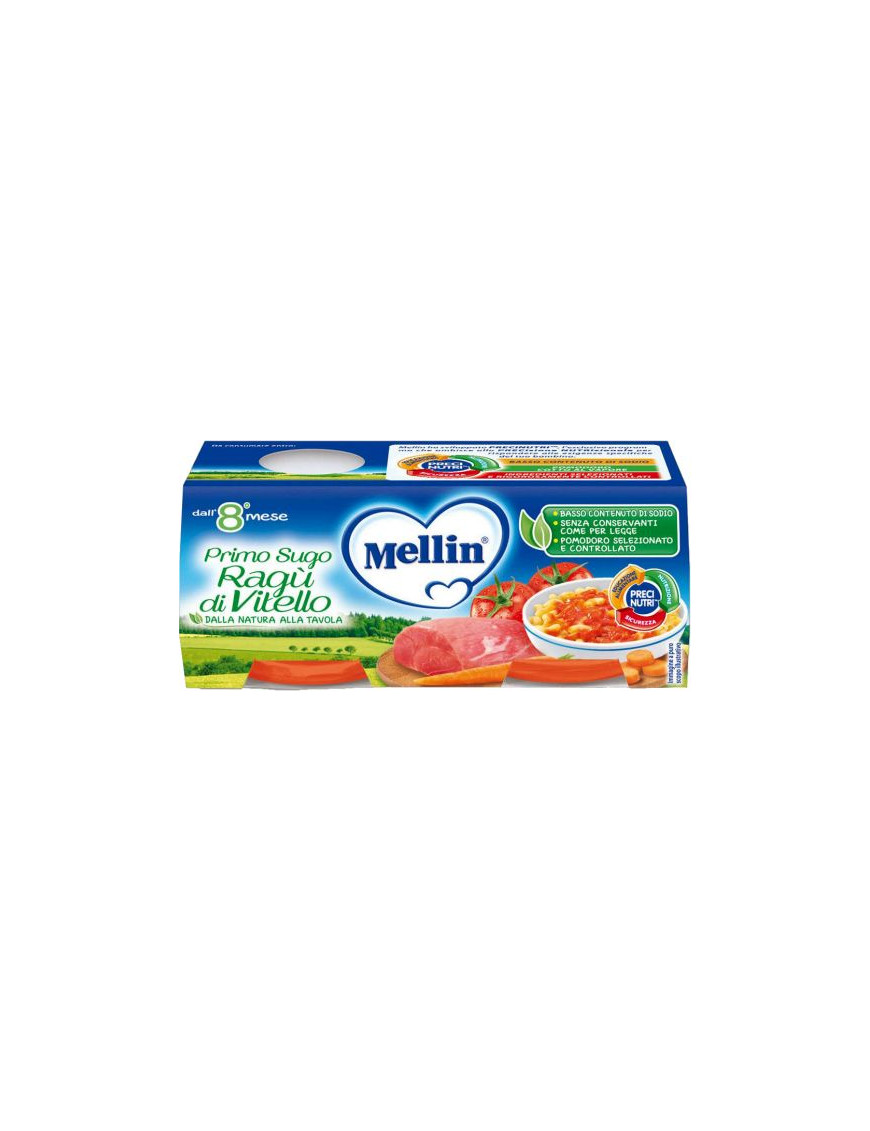 MELLIN PRIMO SUGO RAGU' DI VITELLO G.80X2