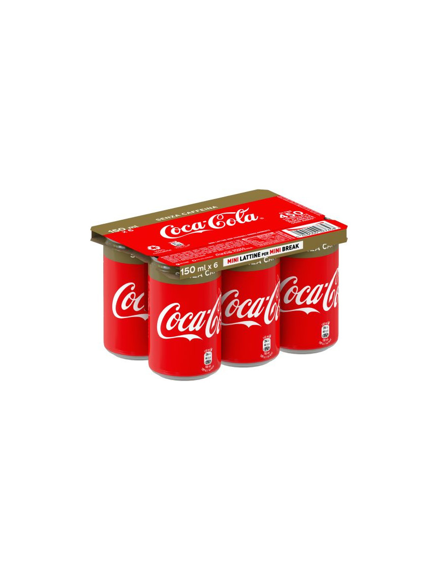 Coca Cola Senza Caffeina cl.15X6 Mini Lattina