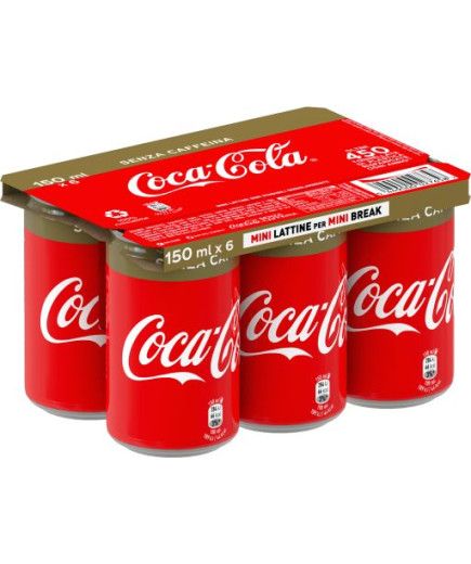 Coca Cola Senza Caffeina cl.15X6 Mini Lattina