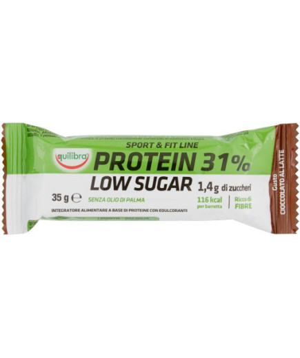 Equilibra Protein 31% Low Sugar Cioccolato Al Latte gr.35