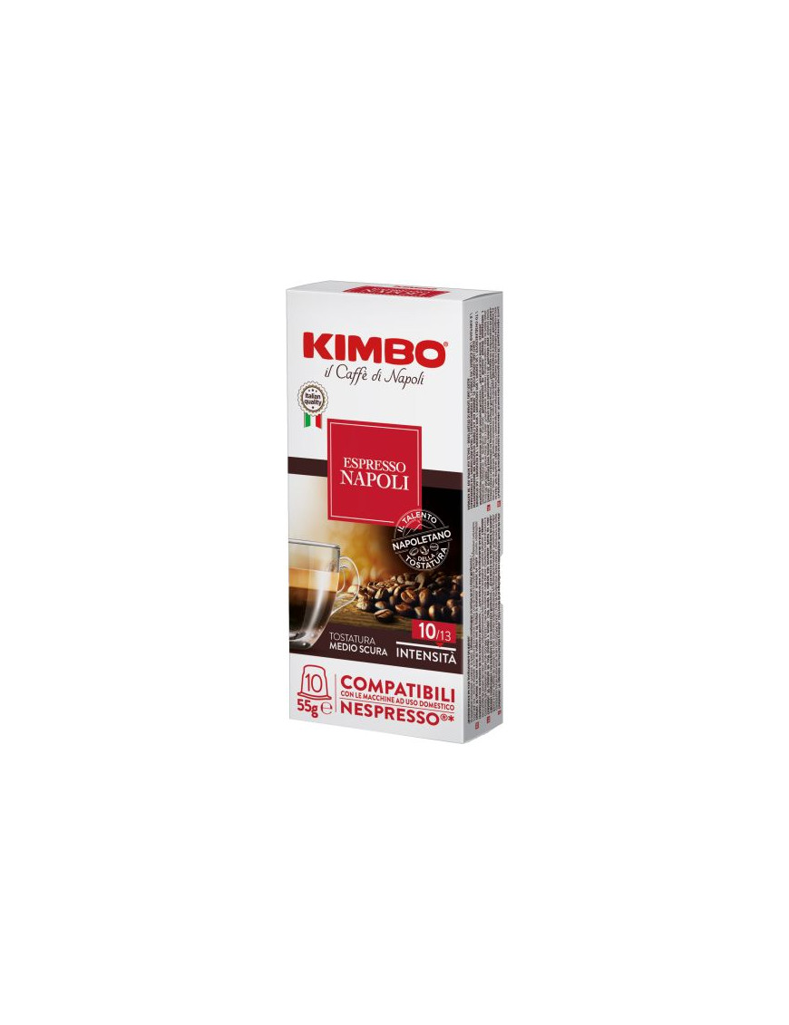 Kimbo Espresso Napoli Compatibili Nespresso 10 Cps