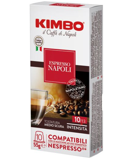Kimbo Espresso Napoli Compatibili Nespresso 10 Cps