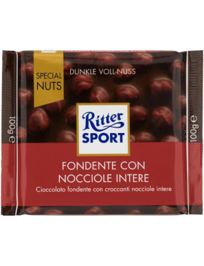 Ritter Fondente Nocciole Intere gr.100