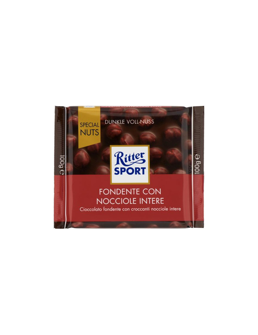 Ritter Fondente Nocciole Intere gr.100