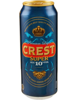 Crest Super 10% Birra cl.50 Lattina