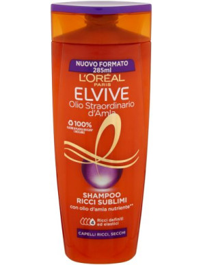 L'Oreal Elvive Shampoo Olio Straordinario D'Amla Capelli Ricci ml.285