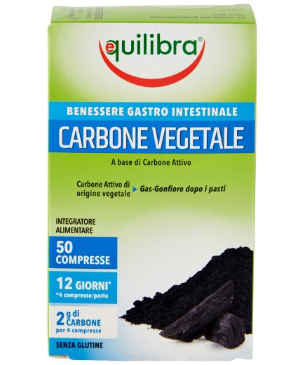 EQUILIBRA CARBONE VEGETALE 50 CPR G.40 -L.DIMAGRIMENTO-