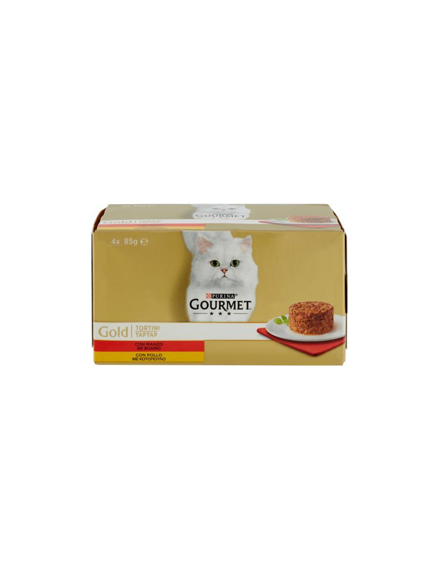 GOURMET GOLD TORTINI MANZO E POLLO 4X85 GR