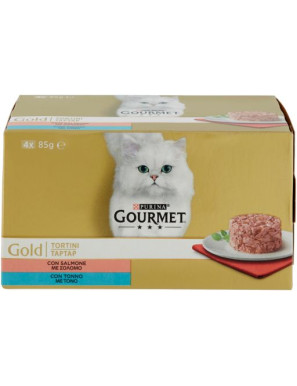 GOURMET GOLD TORTINI TONNO E SALMONE 4X85 GR