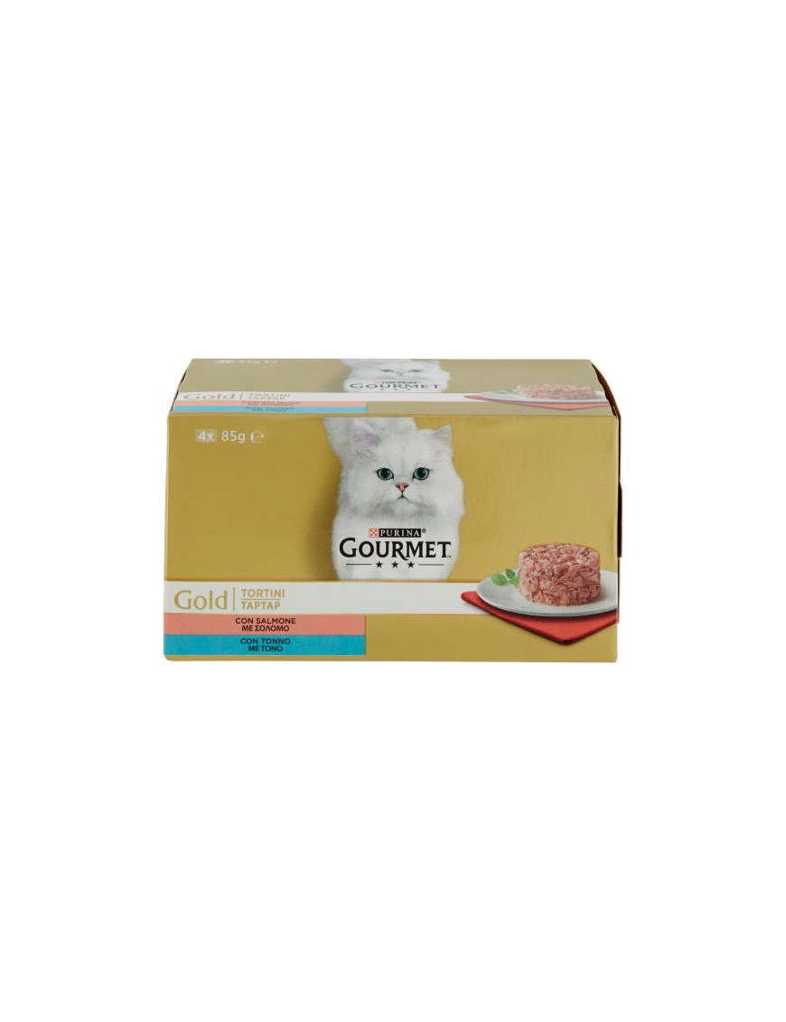 GOURMET GOLD TORTINI TONNO E SALMONE 4X85 GR