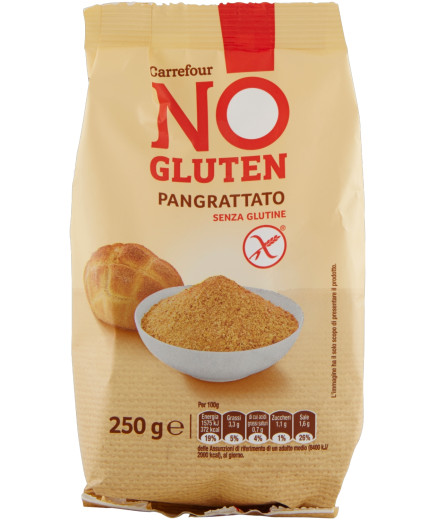 Carrefour Pan Grattato Senza Glutine gr.250
