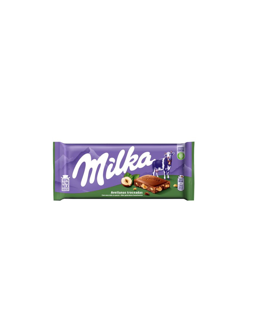 Milka Tavoletta di Cioccolato Con Nocciole gr.100