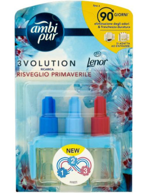 AMBI PUR 3 VOLUTION ELETTR.RICARICA LENOR RISV.PRIMAVE ML.20