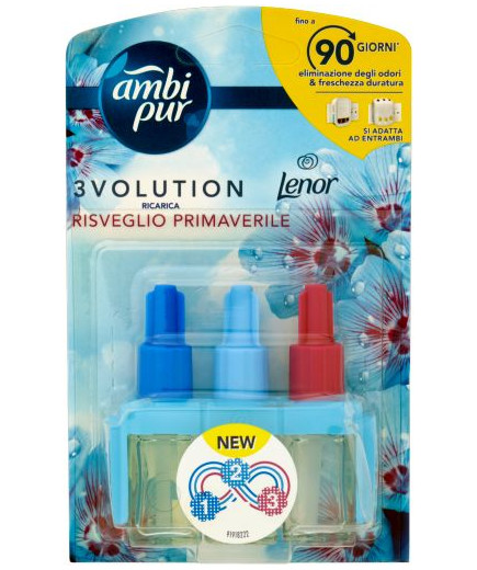 AMBI PUR 3 VOLUTION ELETTR.RICARICA LENOR RISV.PRIMAVE ML.20