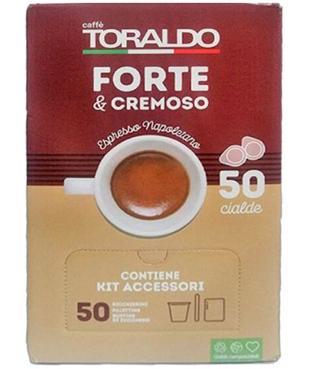 Toraldo Cialde gr.7,2X50 Forte E Cremoso + Kit Accessori