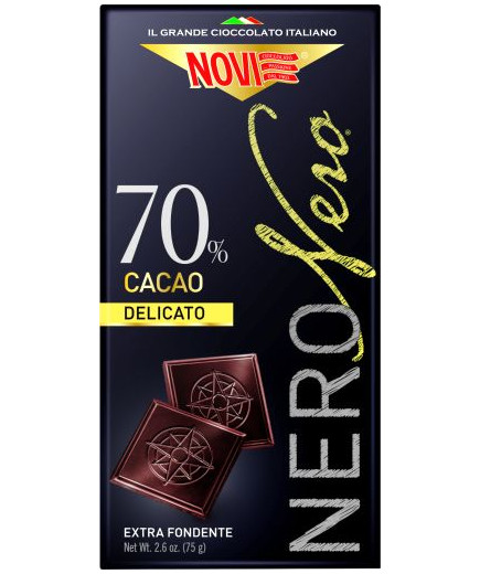 Novi Neronero Tavoletta Extra 70% gr.75