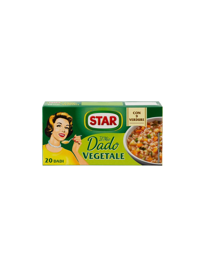 Star Brodo X20 Dadi Vegetale gr.200